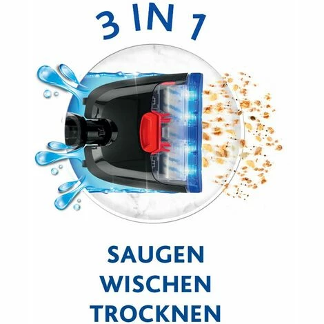 Vileda Bodenreiniger JetClean 3in1 Staubsauger Saugen Wischen Trocknen 400W – Bild 3