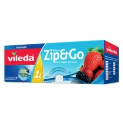 VILEDA Packung Mit 15 Luftdichten Freshmate Zip And Go Beuteln - 1 Liter