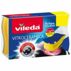 Set VILEDA Aus 2 Schwämmen Für Glaskeramik Mit Mikrofasertuch