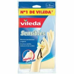 Paar Handschuhe VILEDA Extra Dünn Vanillearoma - Gröe L