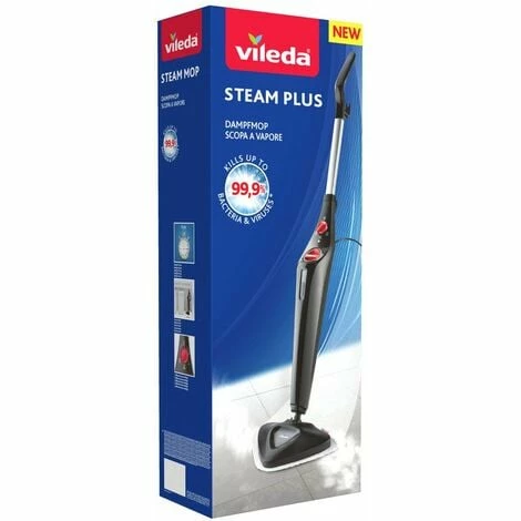 Vileda Dampfreiniger Steam Plus Inklusive Teppichreiniger Tankvolumen: 0,4 L – Bild 2