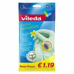 VILEDA GUANTI EXTRASENS. MISURINI M - ATTREZZI PULIZIE 137042